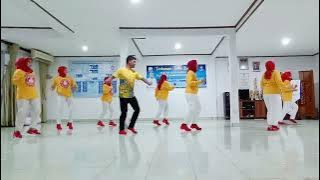 Ojo Dibandingke X Manis Sekali Line Dance / Choreo by Denka Ndolu/ Demo by Palembang Line Dance Club