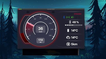 Instrument cluster for electric motorbike [Qt5/QML/C++]