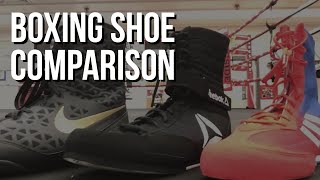 Nike KO vs Reebok Boxing Boot VS Adidas Box Hog Plus. Best Shoes around $100