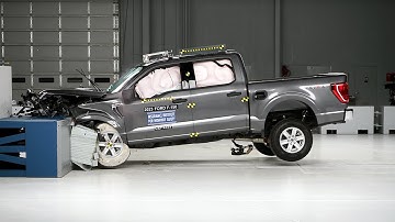 2023 Ford F-150 crew cab updated moderate overlap IIHS crash test