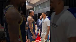 Kawhi & Norm reunite at All-Star Weekend 👋⭐️