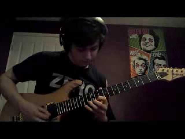 DragonForce - Through the Fire and Flames guitar solo cover