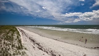 Beach view at ground level