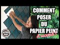 Comment poser du papier peint   raccord 