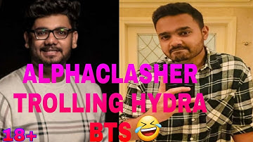 ALPHACLASHER TROLLING HYDRA BTS 😂|BTS FUNNY REACTION 😆|ALPHA FUNNYMOMENTS 😆|#hydra