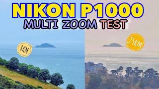 Nikon P1000: UltraZoom Multi Distance Test - Maria Island (8KM vs 25KM)