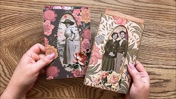 Turn TISSUE BOXES into FOLIOS for JUNK JOURNALS! EASY DIY Step-By-Step TUTORIAL! #recycle