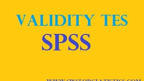 Test the Validity of Pearson Correlation Using SPSS