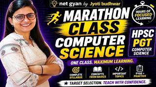 Complete Revision for HPSC PGT Computer Science | One class Maximum marks| NET GYAN by Jyoti Budhwar screenshot 4