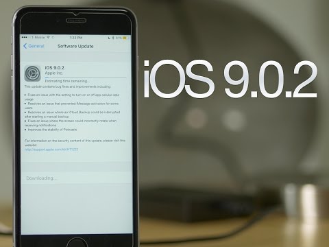 iOS 9.0.2 Fixed bugs and the Lock screen Siri security vulnerability