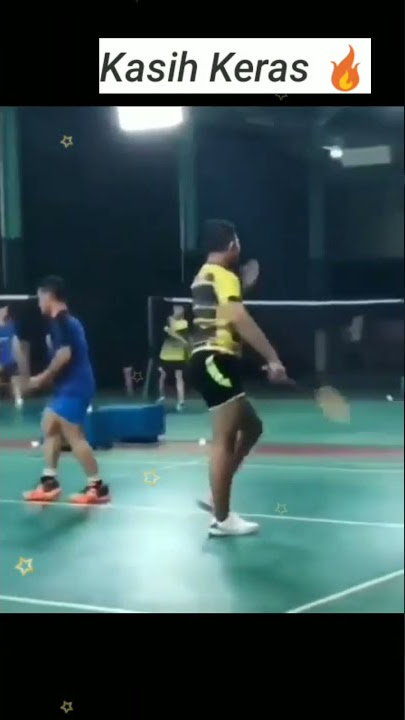 Skill badminton banci lucu #shorts