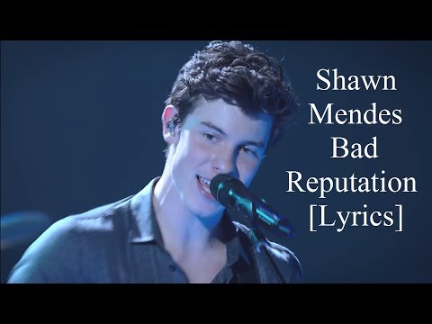 Shawn Mendes Bad Reputation Lyrics Live Performance 