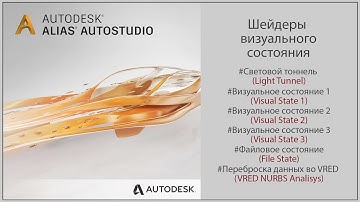 Autodesk Alias Шейдеры визуального состяния (Visual State Shader)(RUS)