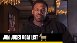 Jon Jones G.O.A.T. List