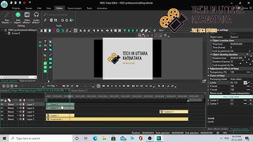 VSDC professional editing tutorial part 1 @ #kannada#