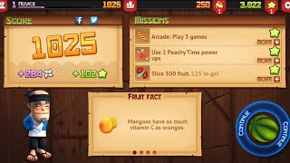 [Fruit Ninja 2.3.0] First time gameplay screenshot 4