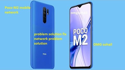 Poco M2 mobile network problem solution fix network problem solution
