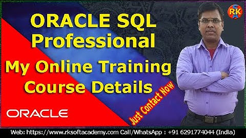 Oracle SQL Professional Online Training Course | Oracle SQL Course | Oracle Training | SQL Course