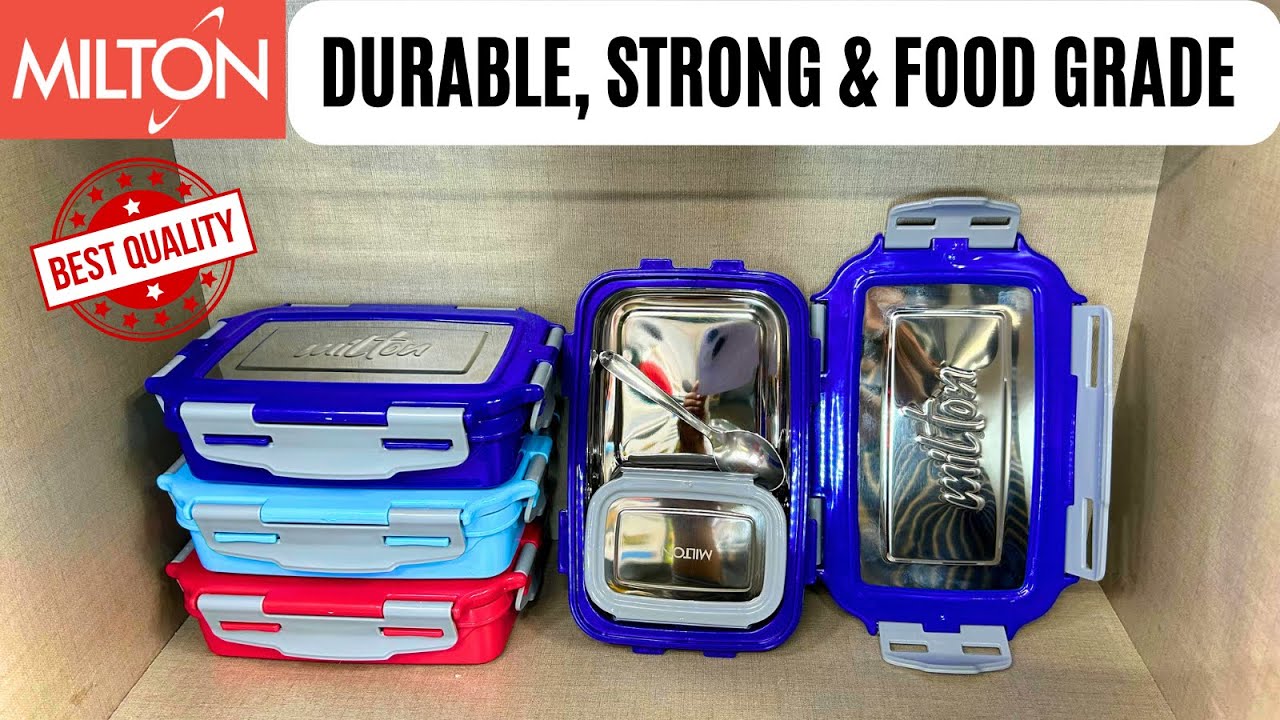 New MILTON Stainless Steel ,100 Food Grade LUNCH BOX A Lunch Box
