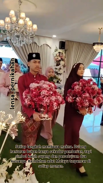 Momen Hantaran Penuh Adat Melayu | Wedding Vibes #shorts