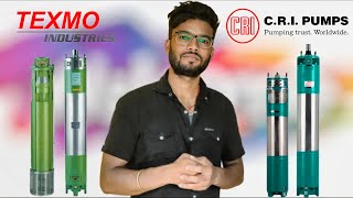 Texmo VS CRI || CRI vs Texmo Submersible comparison video || sanjaynayak easy fit ||