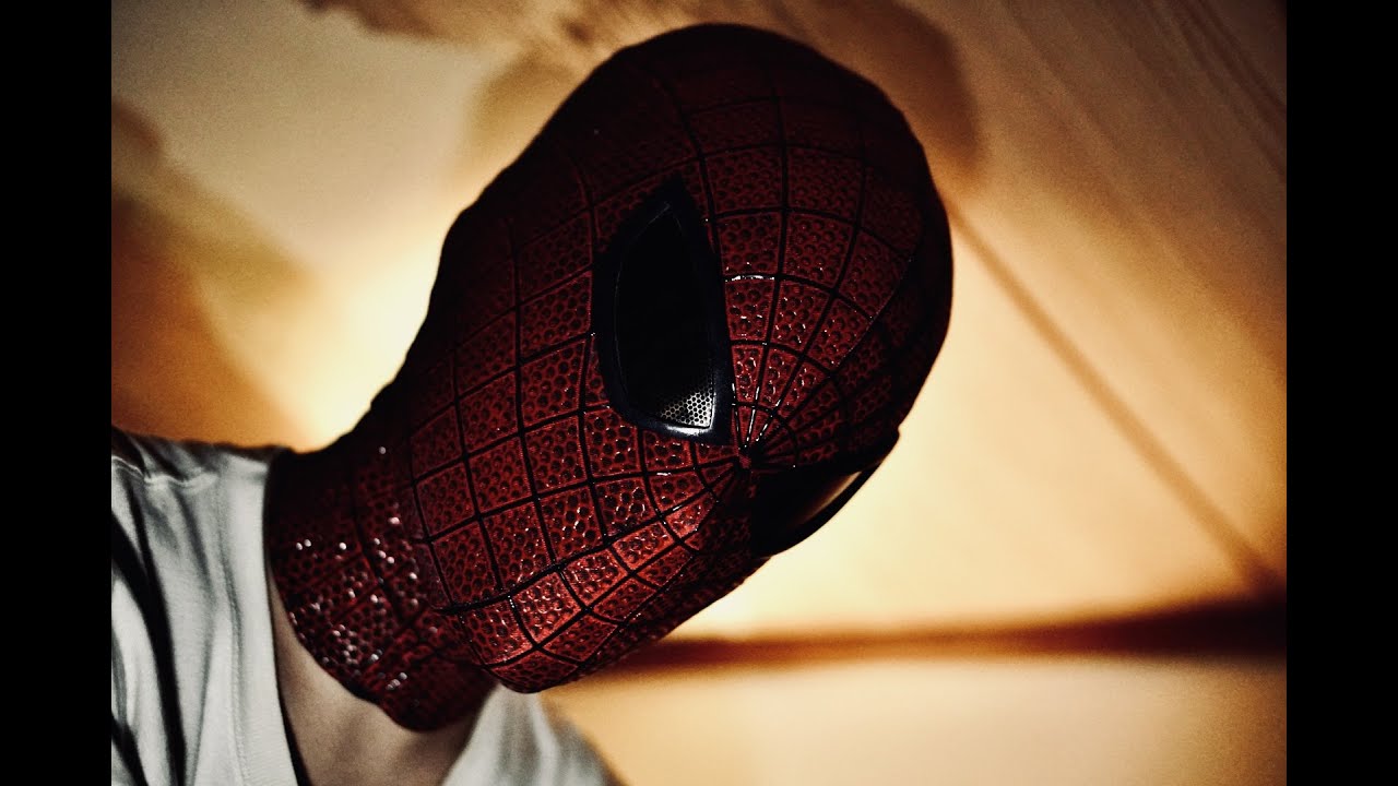 アメイジングスパイダーマンのマスク届いたのでレビューします。 - YouTube