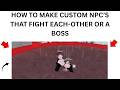 how to make a custom npc in jjs