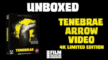 UNBOXED | ARROW VIDEO | Tenebrae 4K Limited Edition