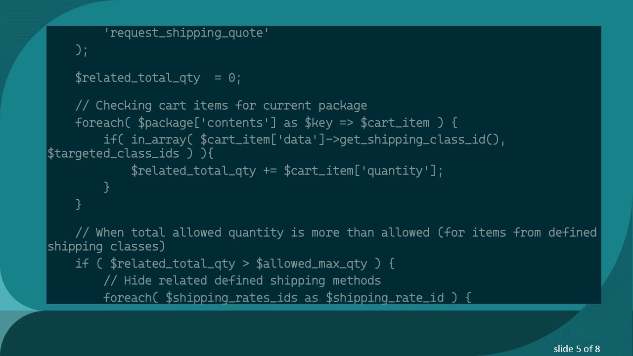 Hide Shipping Methods in WooCommerce Based on Product Quantity from Specific Shipping Class