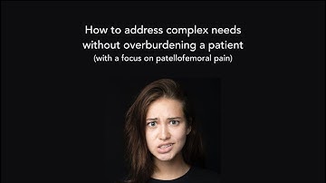How can we address complex needs without overburdening a patient?
