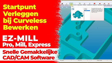 Startpunt verleggen bij CURVELESS bewerken www.ezcam.eu EZCAM - Snelle Gemakkelijke CAD/CAM Software