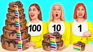 تحدي 100 طبقة من الطعام | التحدي المجنون Multi DO Challenge