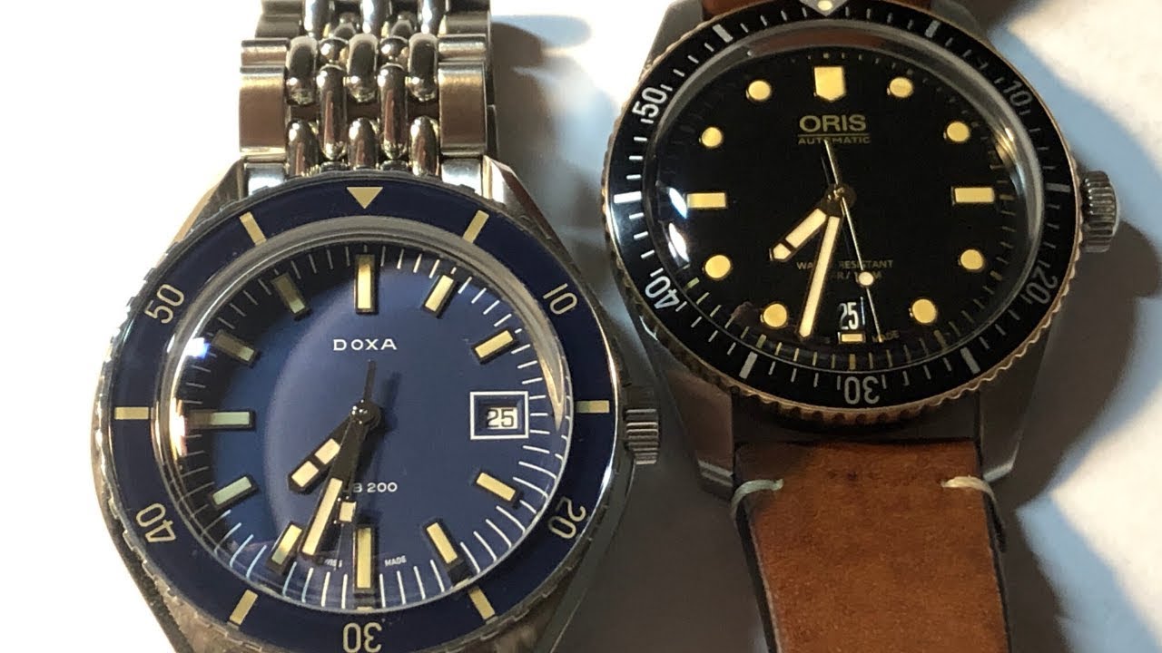 Doxa Sub 200 vs Oris Divers 65 | Entry Level Luxury Divers - YouTube