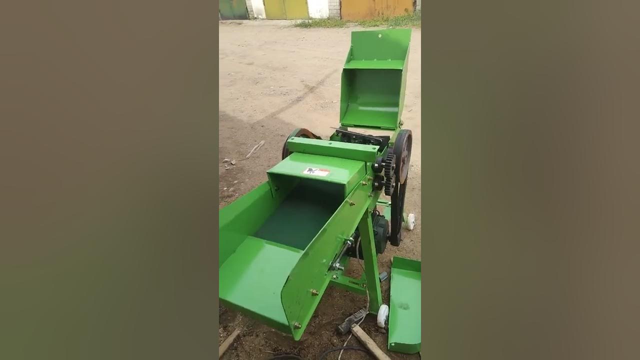 Измельчитель сена травы кукурузы и ТД - YouTube