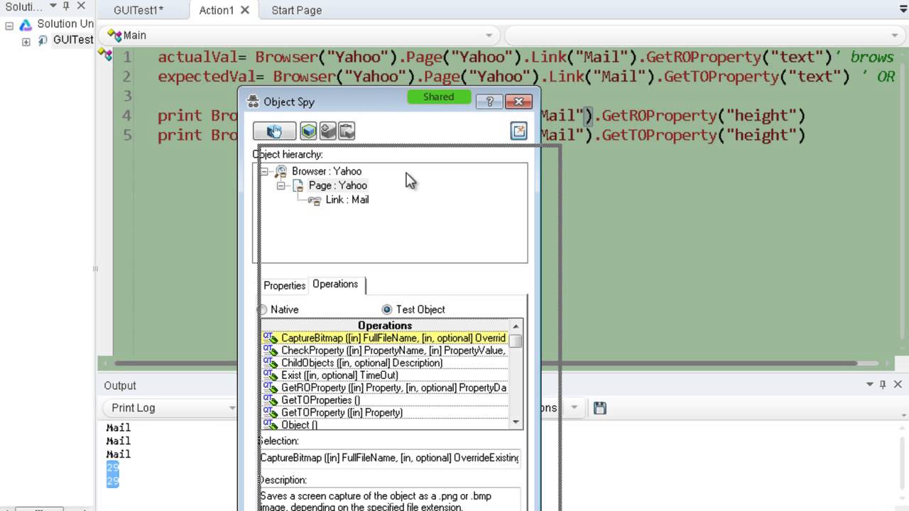 UFT Tutorial Part 5 RO and TO Properties - YouTube