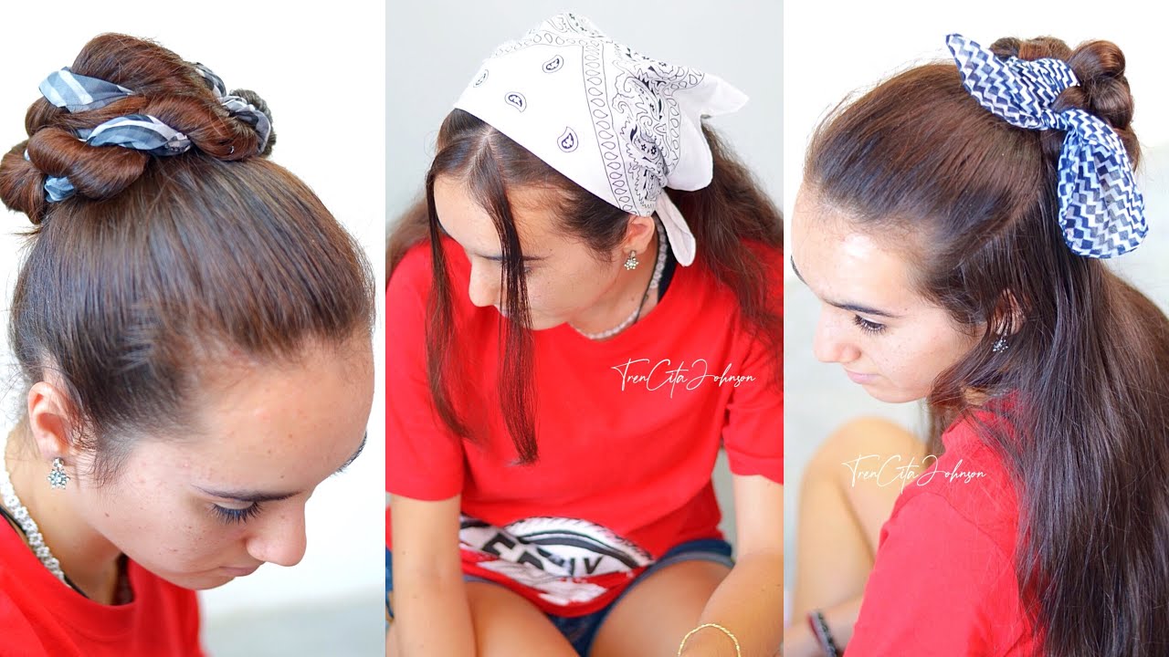 Milabu - 10 Easy HAIRSTYLES with BANDANA 😃 Here are my fun... | Facebook