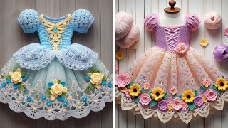 25+ Beautiful Crochet Princess Dress Design (Share Ideas)⭐#Crochet #Knitted