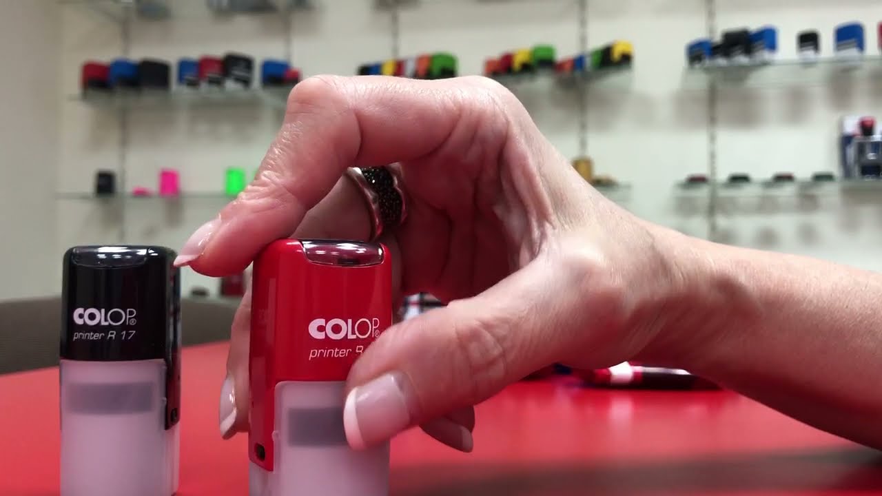 Печать врача 17 мм автомат Colop R17 с крышкой мини от Лазер-штамп. Изготовление печатей Краснодаре.