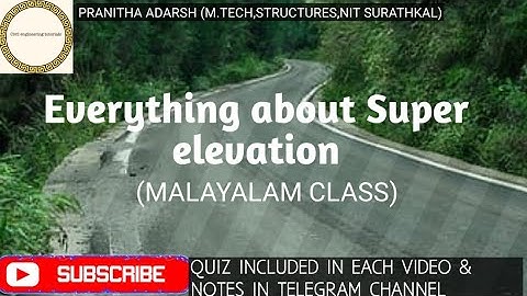 Design Super elevation of Highway | Design | Equilibrium super elevation | Highway engineering