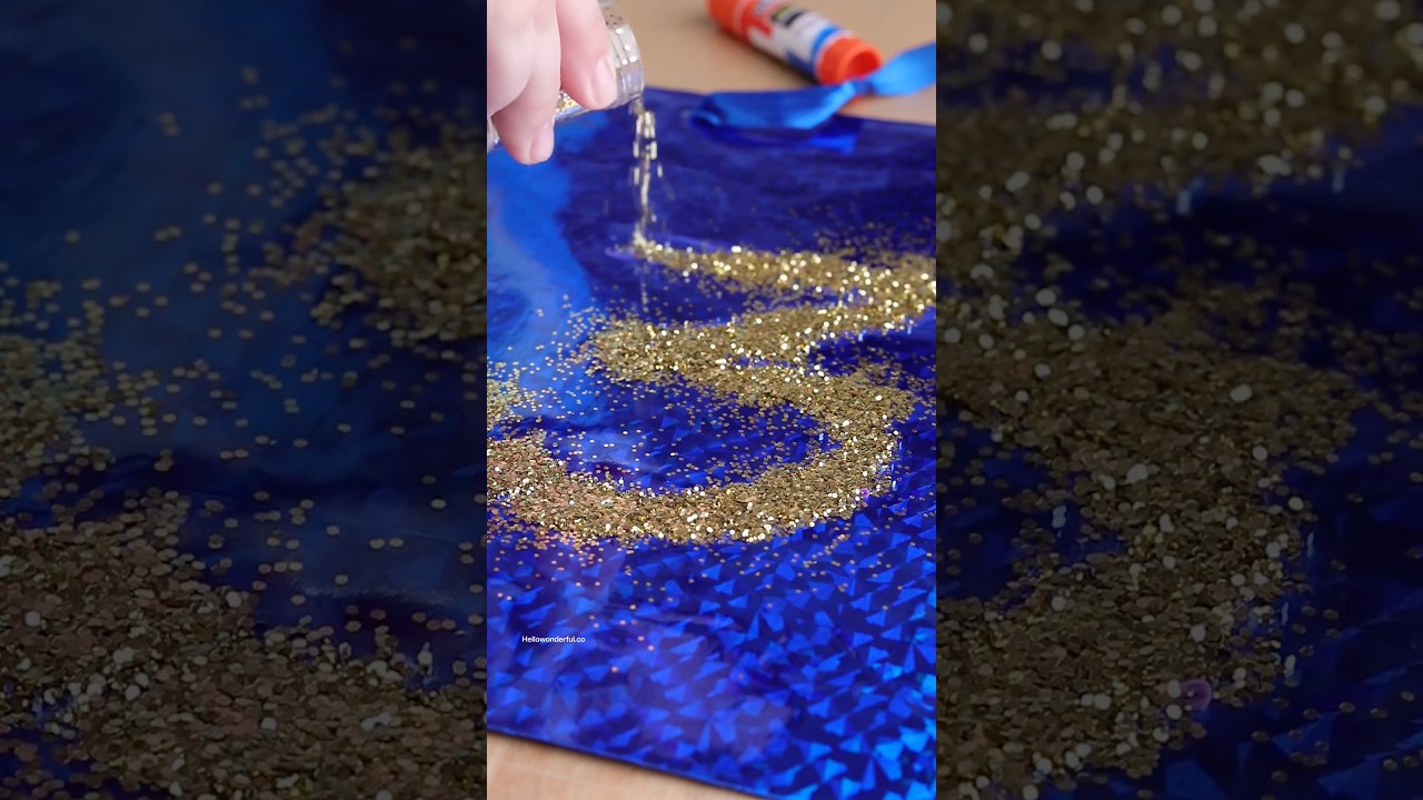 Customize your own gift bags with this neat party hack! ✨ #diyhacks