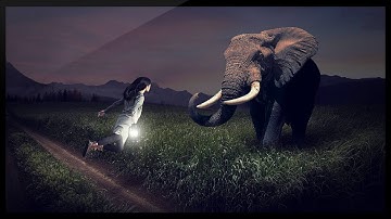 Photoshop Manipulation Tutorial: The Girl and The Elephant