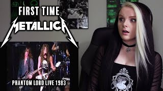 FIRST TIME listening to METALLICA - "Phantom Lord" Live at The Metro 1983 REACTION