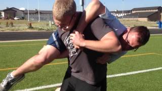Airforce doing Marines Combat Fitness Test