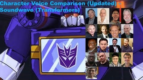 CHARACTER VOICE COMPARISON (UPDATED) - SOUNDWAVE (TRANSFORMERS)