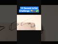 10 Seconds to Sketch🔫✍🏾✅#art #artist #trending#shorts #viral #youtubeshorts#drawing #doodle#sketch