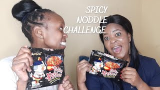 Spicy Noddles challenge||betting with money||the real Kamogelo M ||South African Youtuber