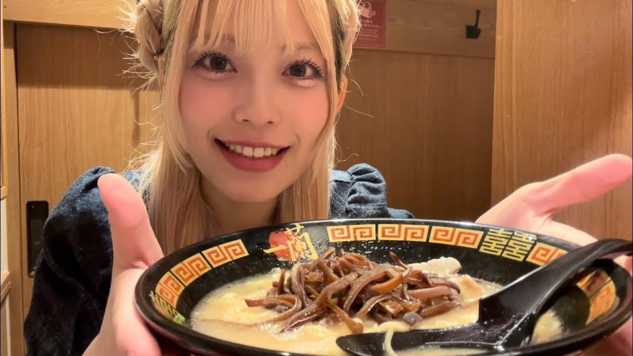 金髪ギャル×深夜一蘭＝男の夢