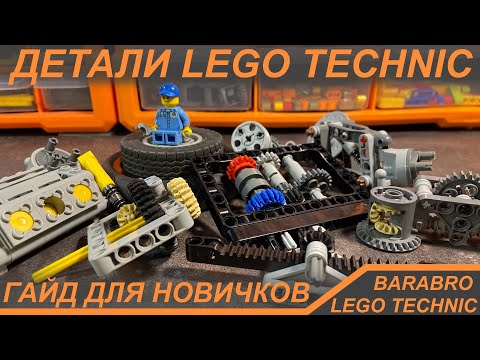 Всё о деталях Лего Техник / Названия, Классификация и Предназначение / LEGO TECHNIC гайд