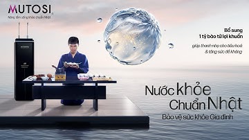Máy Lọc Nước Mutosi Hydrogen Probiotics | Nước Khỏe Chuẩn Nhật - Bảo Vệ Sức Khỏe Gia đình