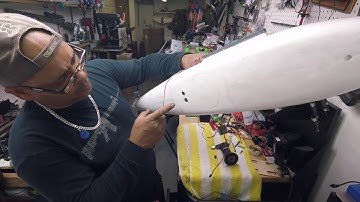 MFD Mini Crosswind build and laminate , maiden flight